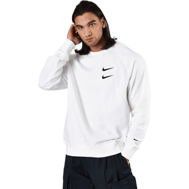 French Terry Crewneck White