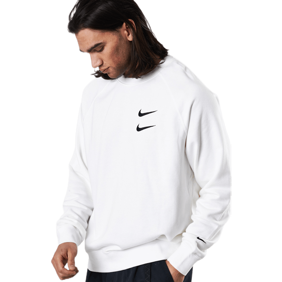 French Terry Crewneck White