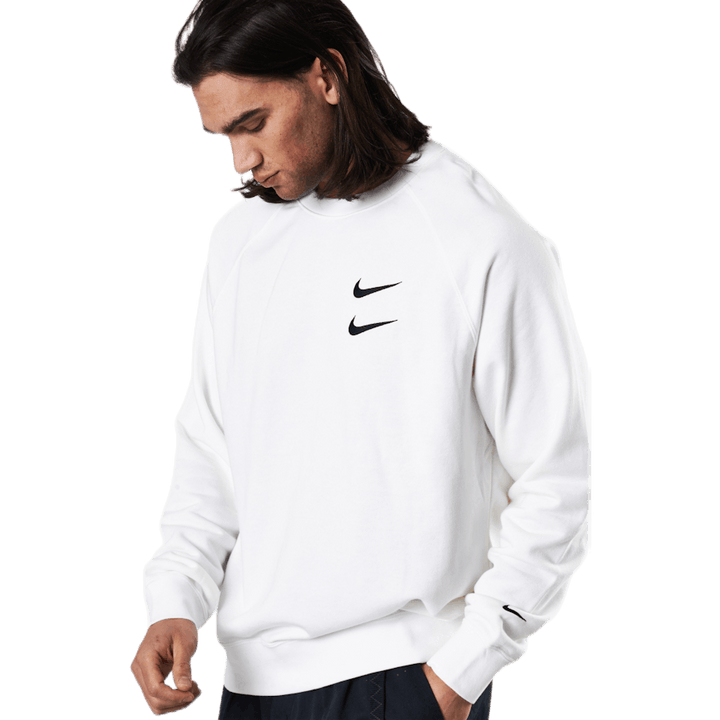 French Terry Crewneck White