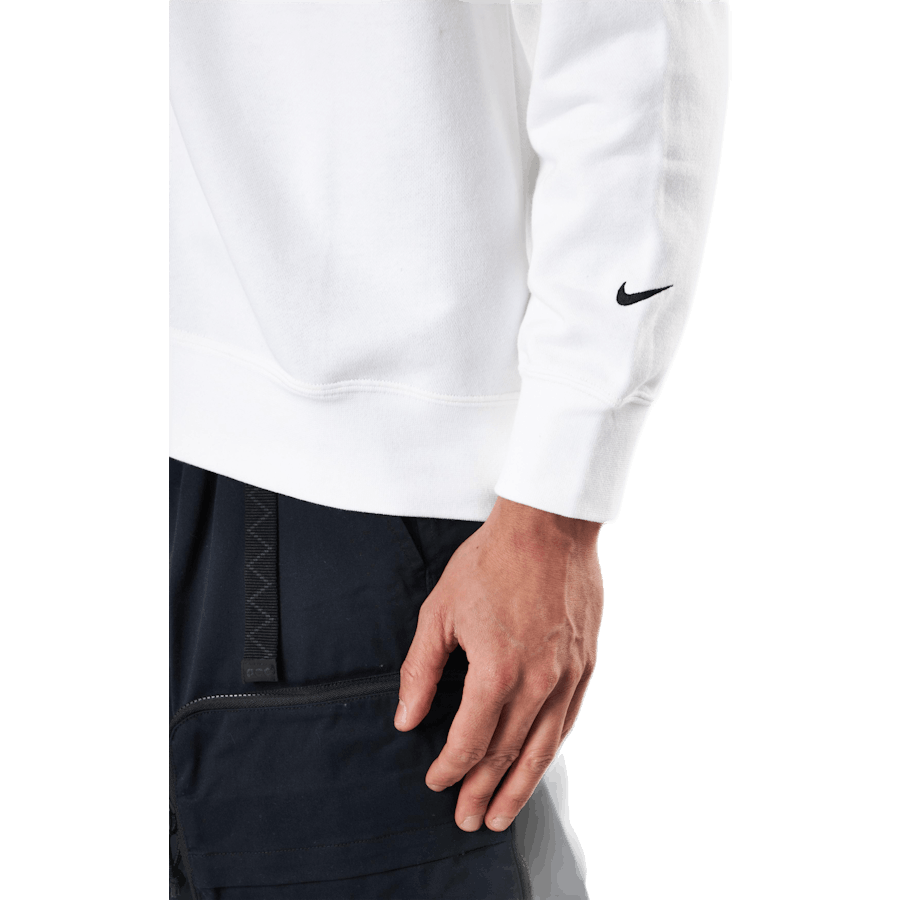 French Terry Crewneck White