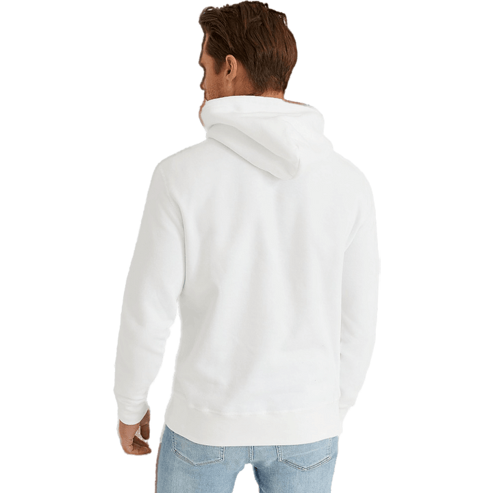 The RL Fleece Hoodie White/C7996