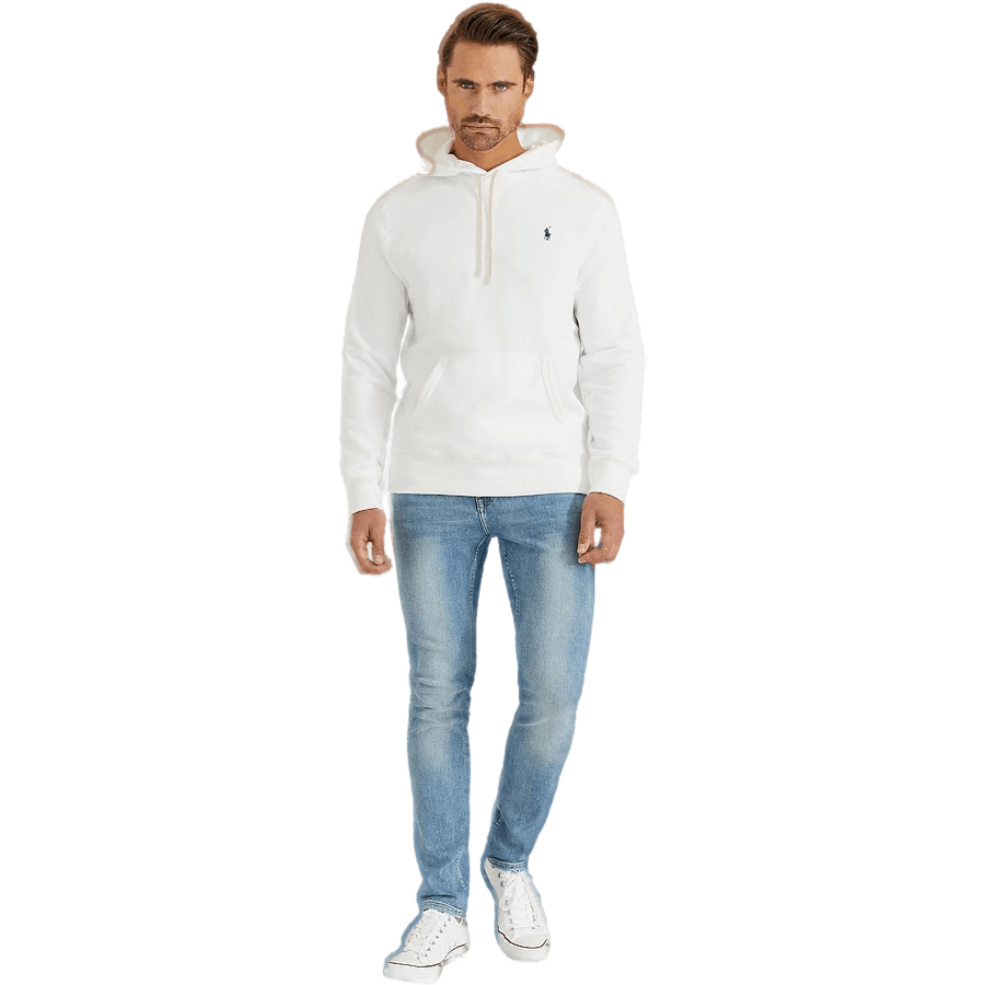 The RL Fleece Hoodie White/C7996
