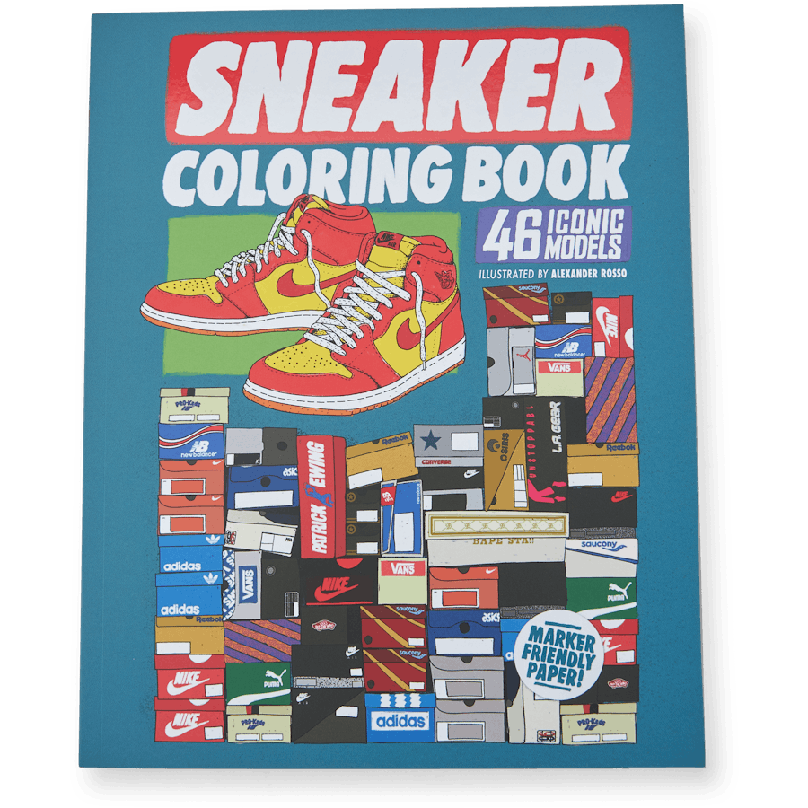 Sneaker Coloring Book Multi