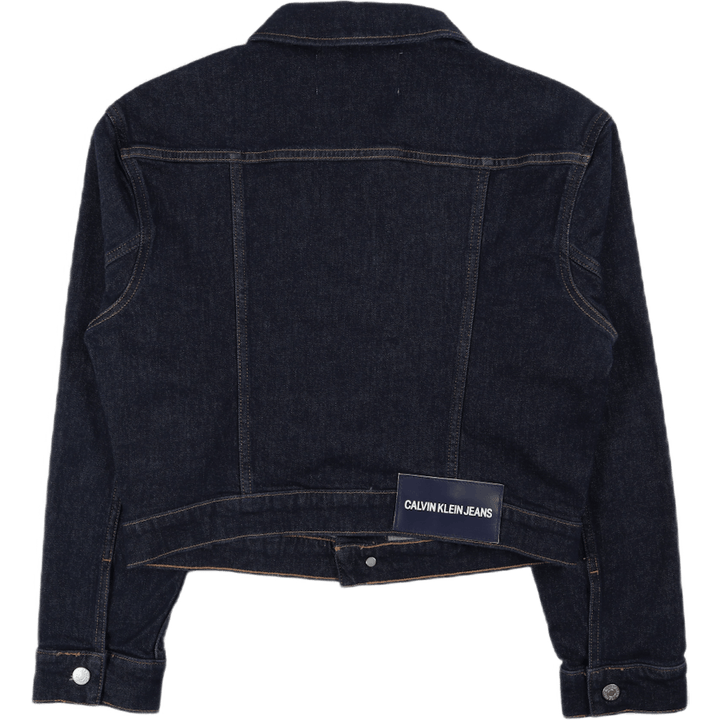 Cropped Omega Trucker Blue