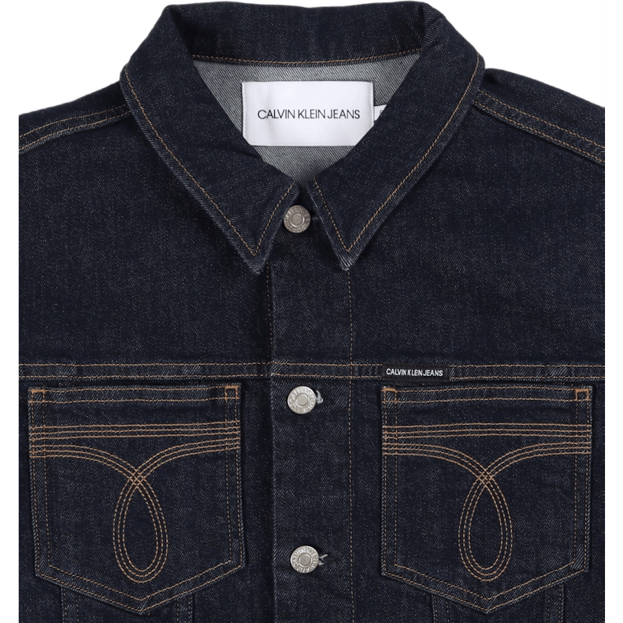 Cropped Omega Trucker Blue
