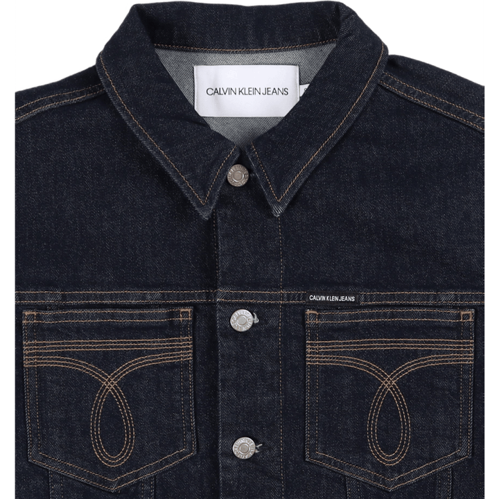 Cropped Omega Trucker Blue