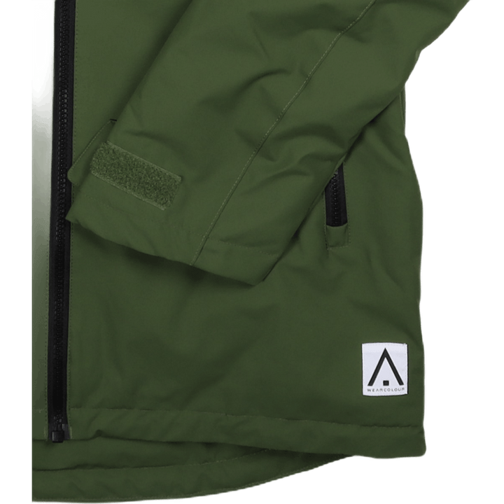 Block Jacket Green