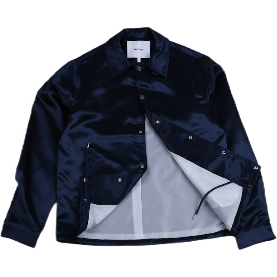 Phil Satin Light Jacket Blue