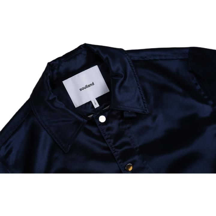 Phil Satin Light Jacket Blue