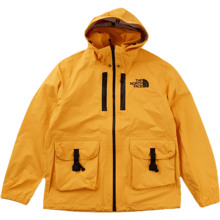 Double Cargo Hooded Jacket Yellow