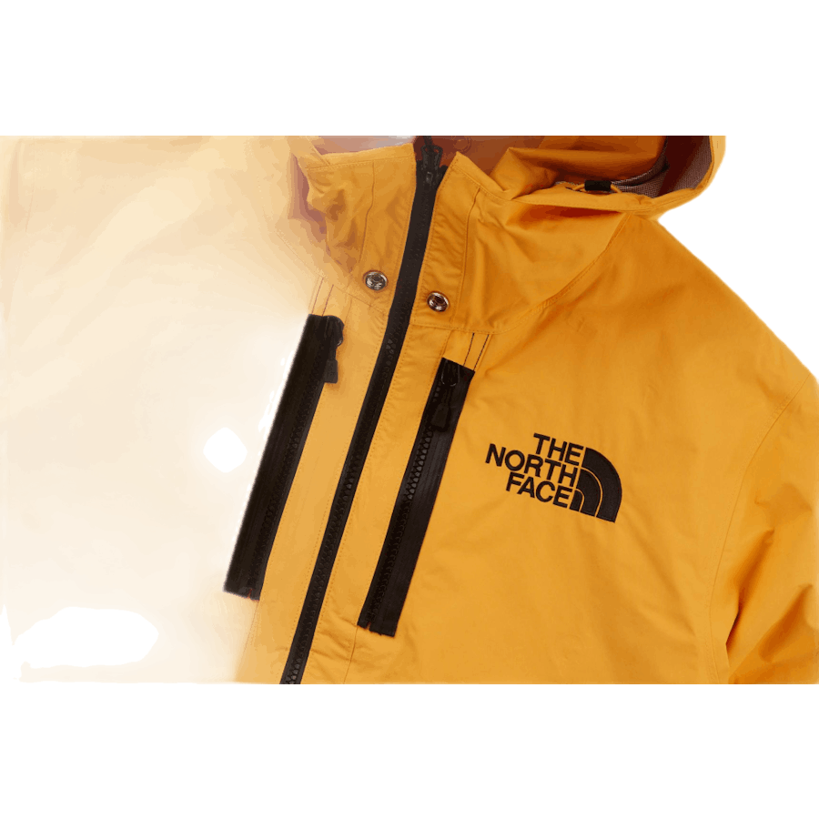 Double Cargo Hooded Jacket Yellow