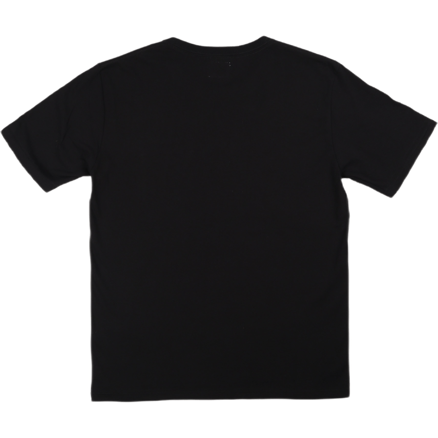 Over Size Crew Neck Pocket T-s Black
