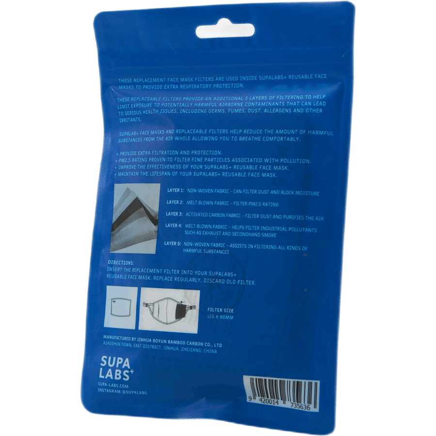 Li Mask Filters White