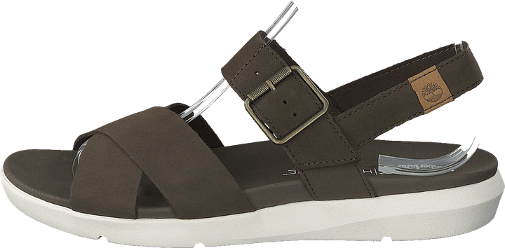 Wilesport Lthr Sandal Olive Nubuck