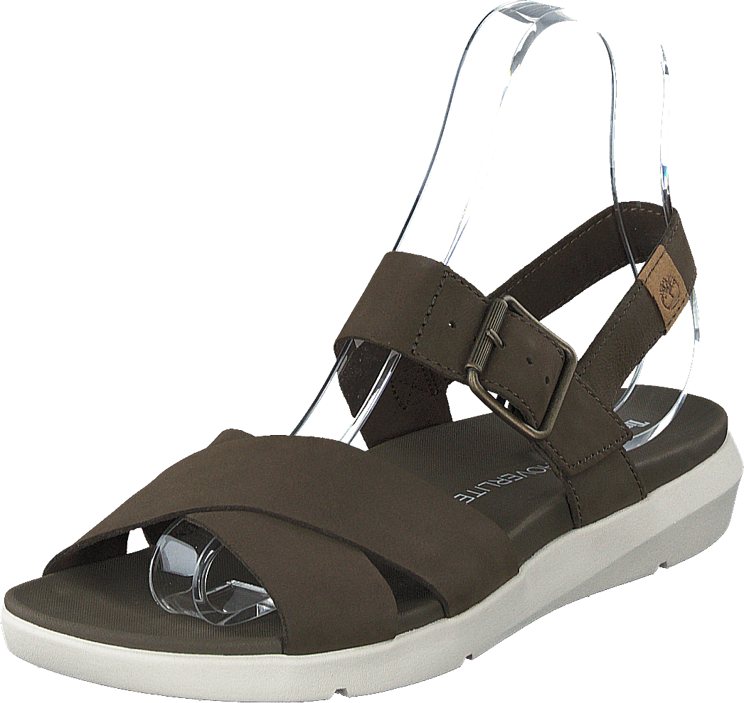 Wilesport Lthr Sandal Olive Nubuck
