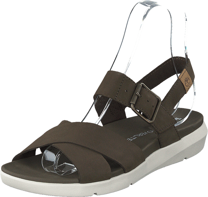 Wilesport Lthr Sandal Olive Nubuck