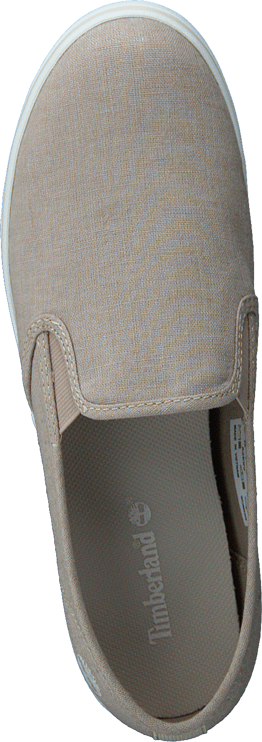 Dausette Slip-on in tela naturale