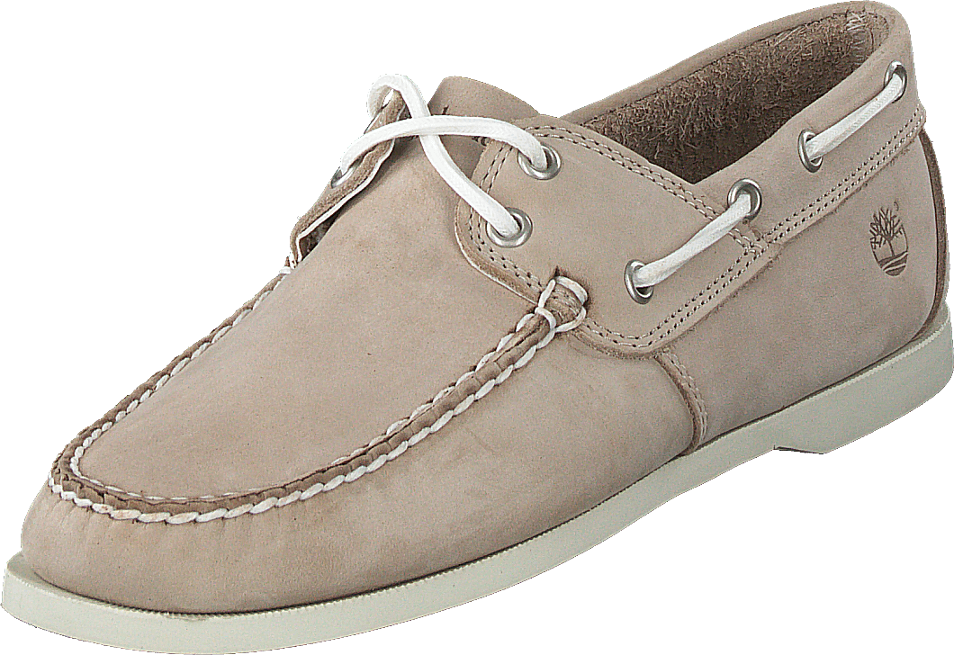 Chaussure bateau Cedar Bay en nubuck beige clair