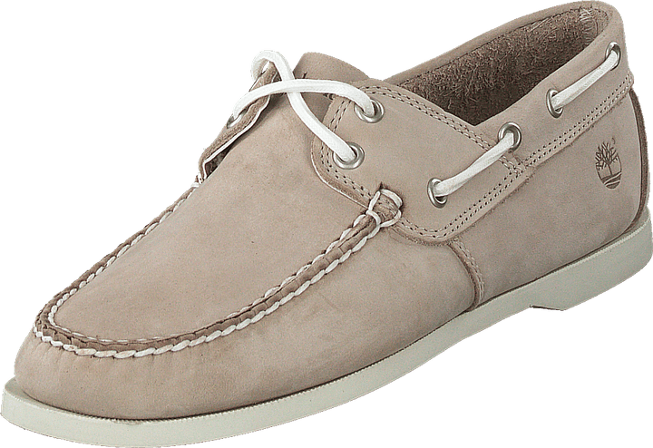 Chaussure bateau Cedar Bay en nubuck beige clair