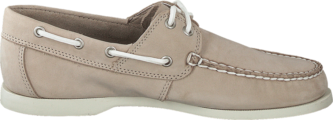 Chaussure bateau Cedar Bay en nubuck beige clair