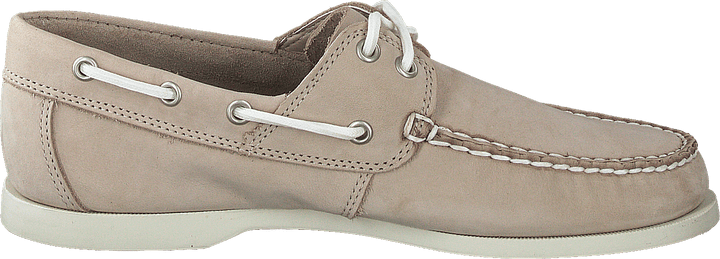 Chaussure bateau Cedar Bay en nubuck beige clair