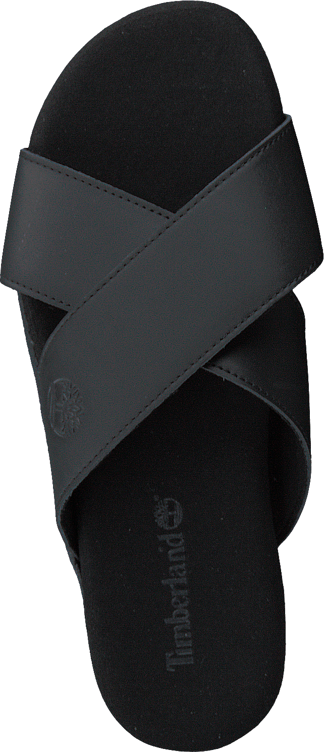 Seatonbay Crossstrapslide Black Leather