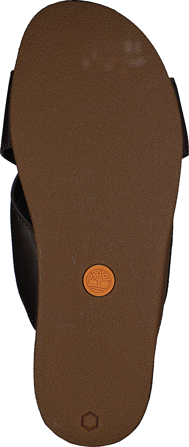 Seatonbay Crossstrapslide Dark Brown Leather