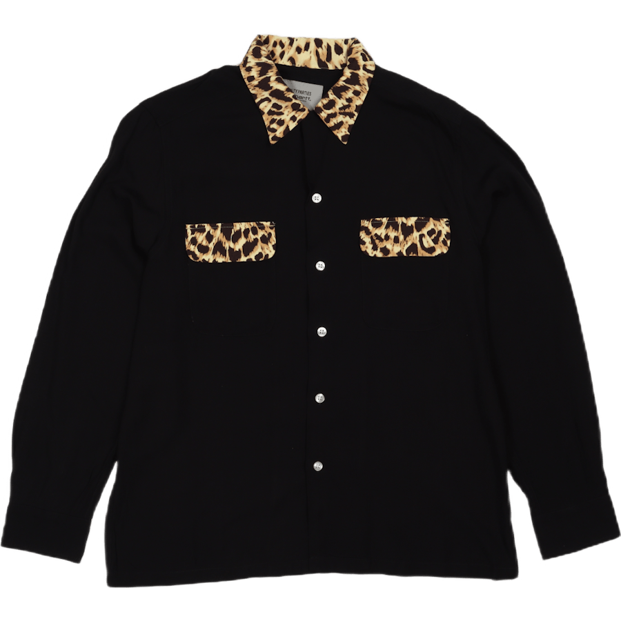 Wacko Maria 50's Shirt Wacko Maria Black / Leopard Pr