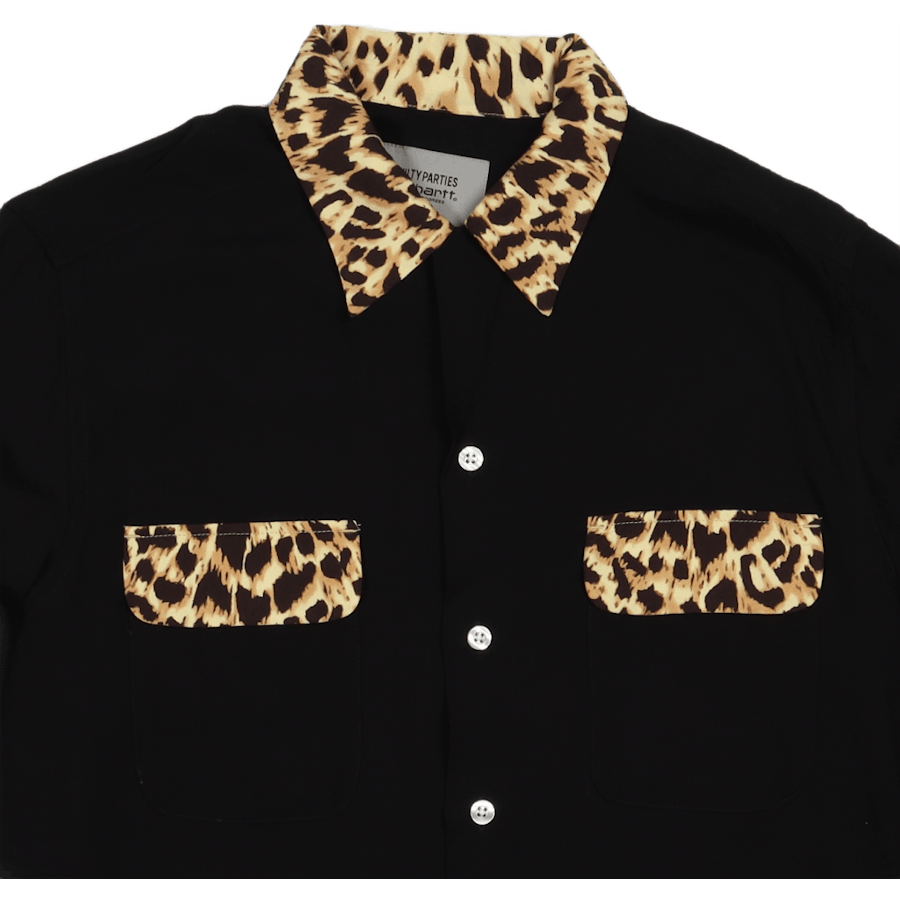 Wacko Maria 50's Shirt Wacko Maria Black / Leopard Pr
