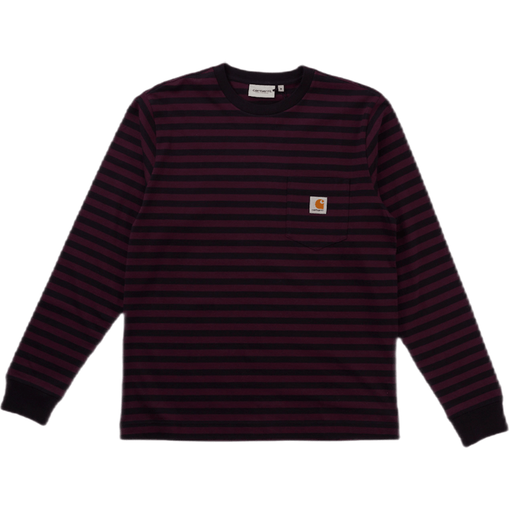 L/s Parker Pocket T-shirt Parker Stripe, Dark Navy / Boy