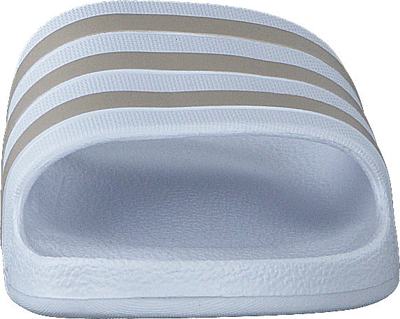 Claquettes Adilette Aqua Blanc nuage / Platine métallisé / Blanc nuage