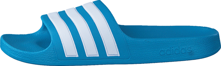 Adilette Aqua Slides Kids Solar Blue / Cloud White / Solar Blue