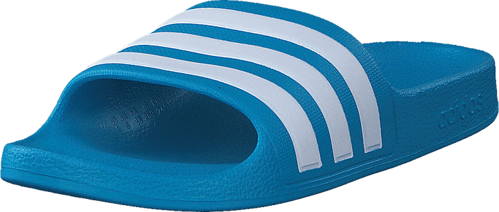 Adilette Aqua Slides Kids Solar Blue / Cloud White / Solar Blue