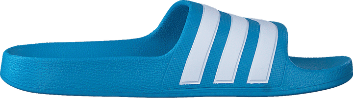 Adilette Aqua Slides Kids Solar Blue / Cloud White / Solar Blue
