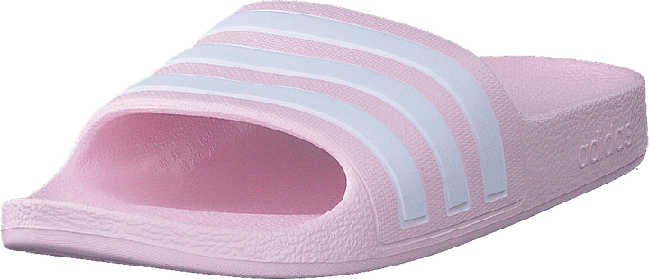 Claquettes Adilette Aqua pour enfants : rose clair / blanc nuage / rose clair