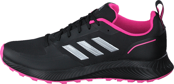 Run Falcon 2.0 TR Shoes Core Black / Silver Metallic / Screaming Pink