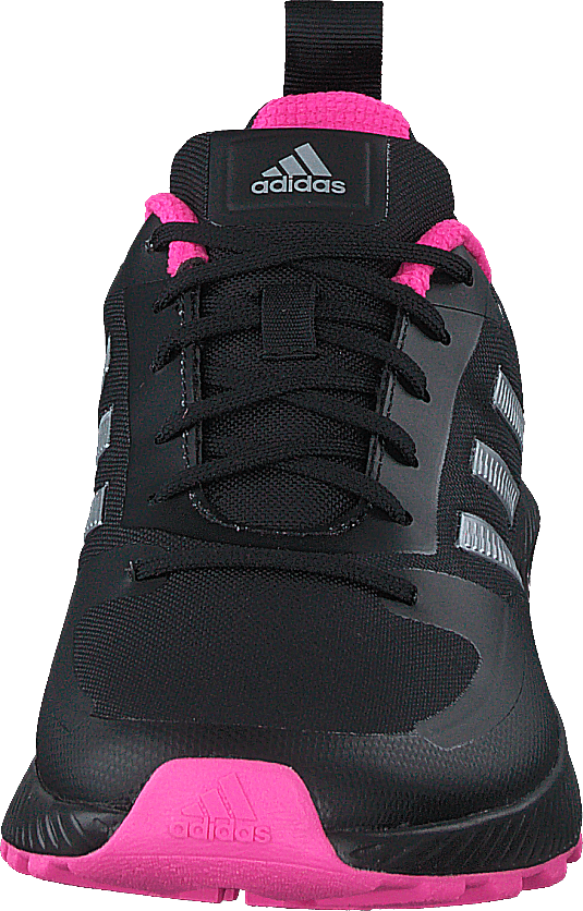 Run Falcon 2.0 TR Shoes Core Black / Silver Metallic / Screaming Pink