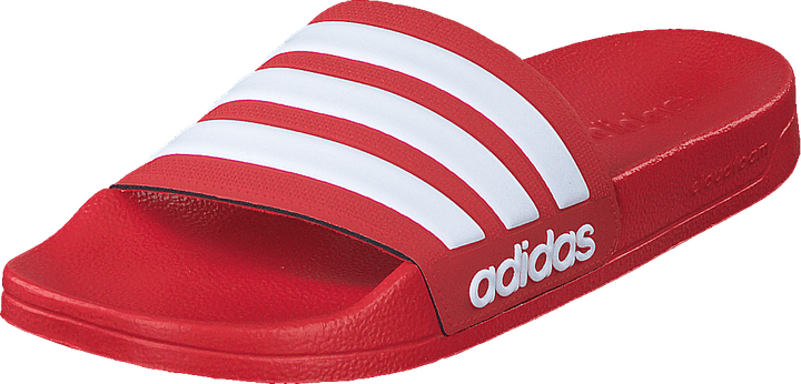Adilette Shower Scarlet/ftwr Blanc/écarlate