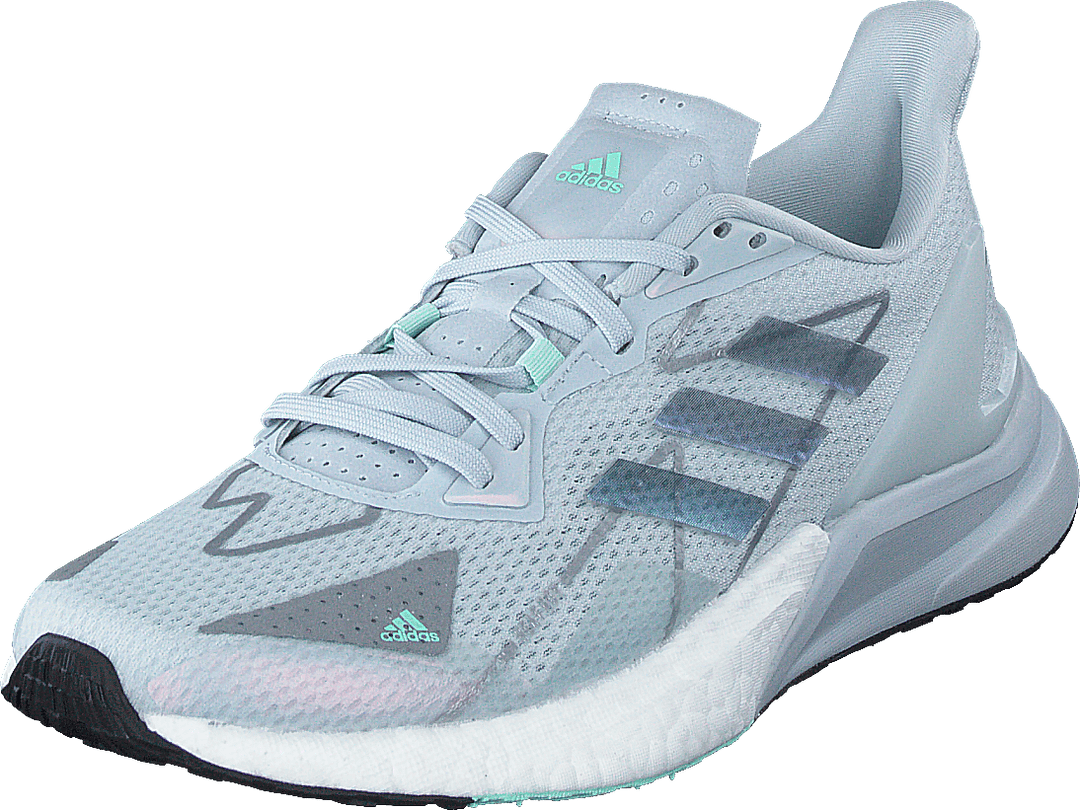 X9000L3 HEAT.RDY Shoes Halo Blue / Cloud White / Clear Mint
