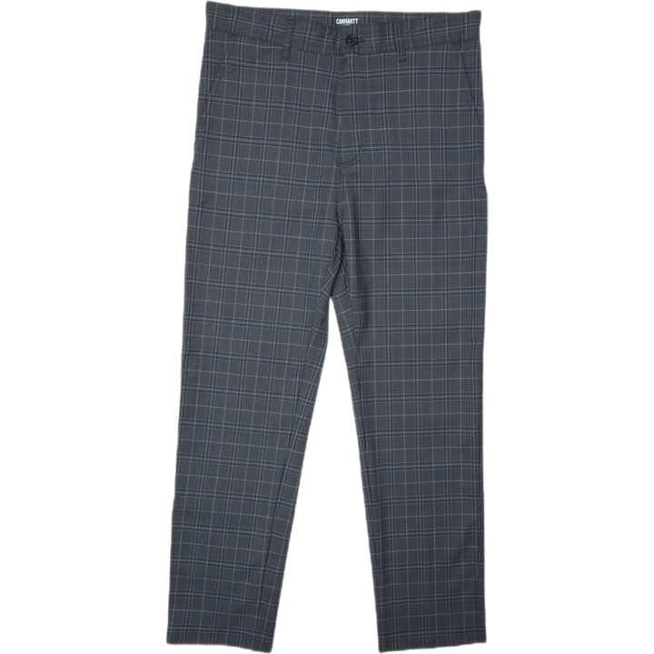 Menson Pant Stowe Check, Wave /rigid