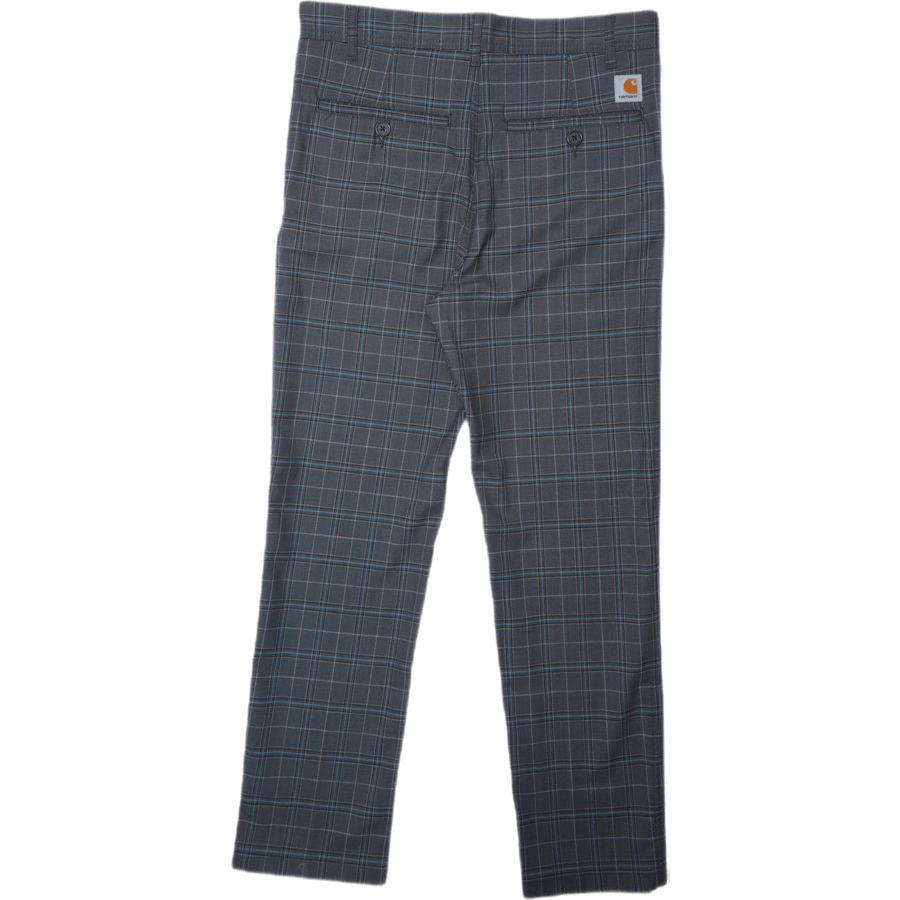 Menson Pant Stowe Check, Wave /rigid