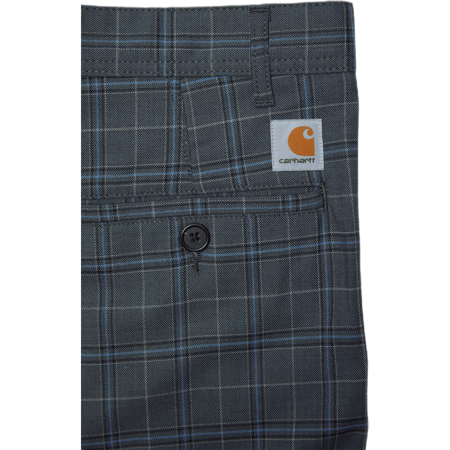 Menson Pant Stowe Check, Wave /rigid