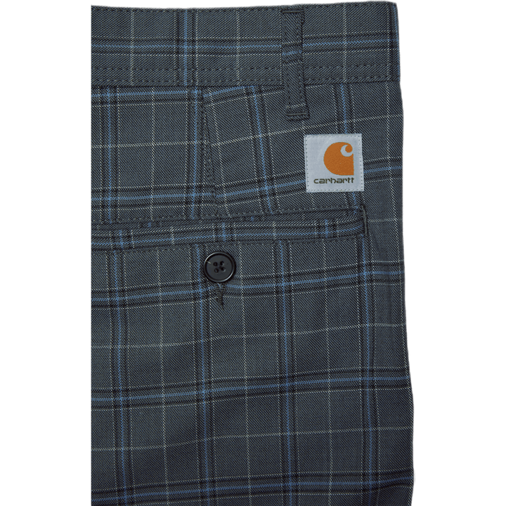 Menson Pant Stowe Check, Wave /rigid