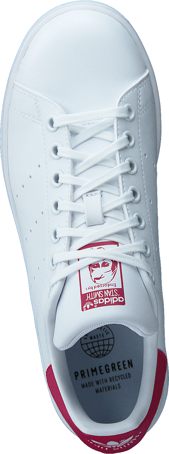 Stan Smith J Cloud White / Cloud White / Bold Pink