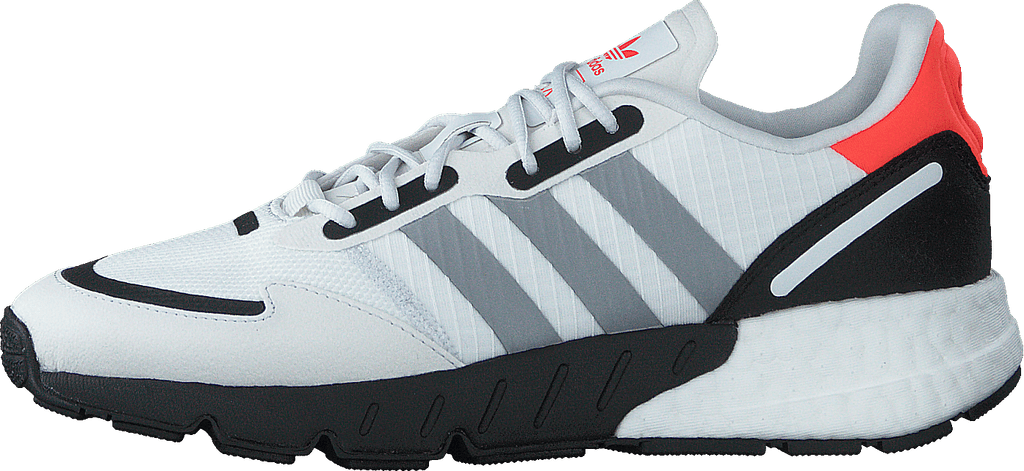 zx 1k boost j crystal white / silver metallic / core black