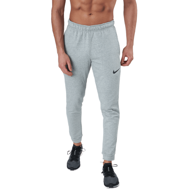Pantalon d'entraînement fuselé Dri-FIT pour homme, gris chiné/noir