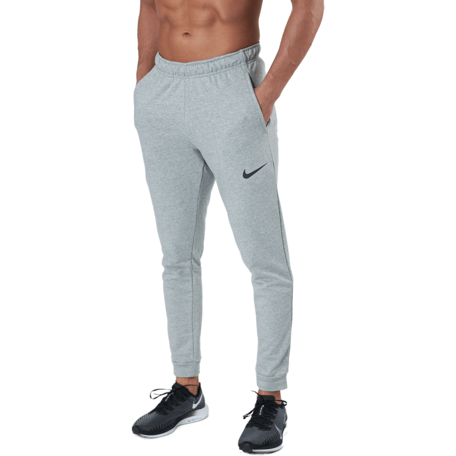 Pantalon d'entraînement fuselé Dri-FIT pour homme, gris chiné/noir