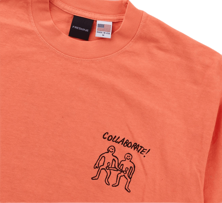 Collaborate S/s Tee Coral