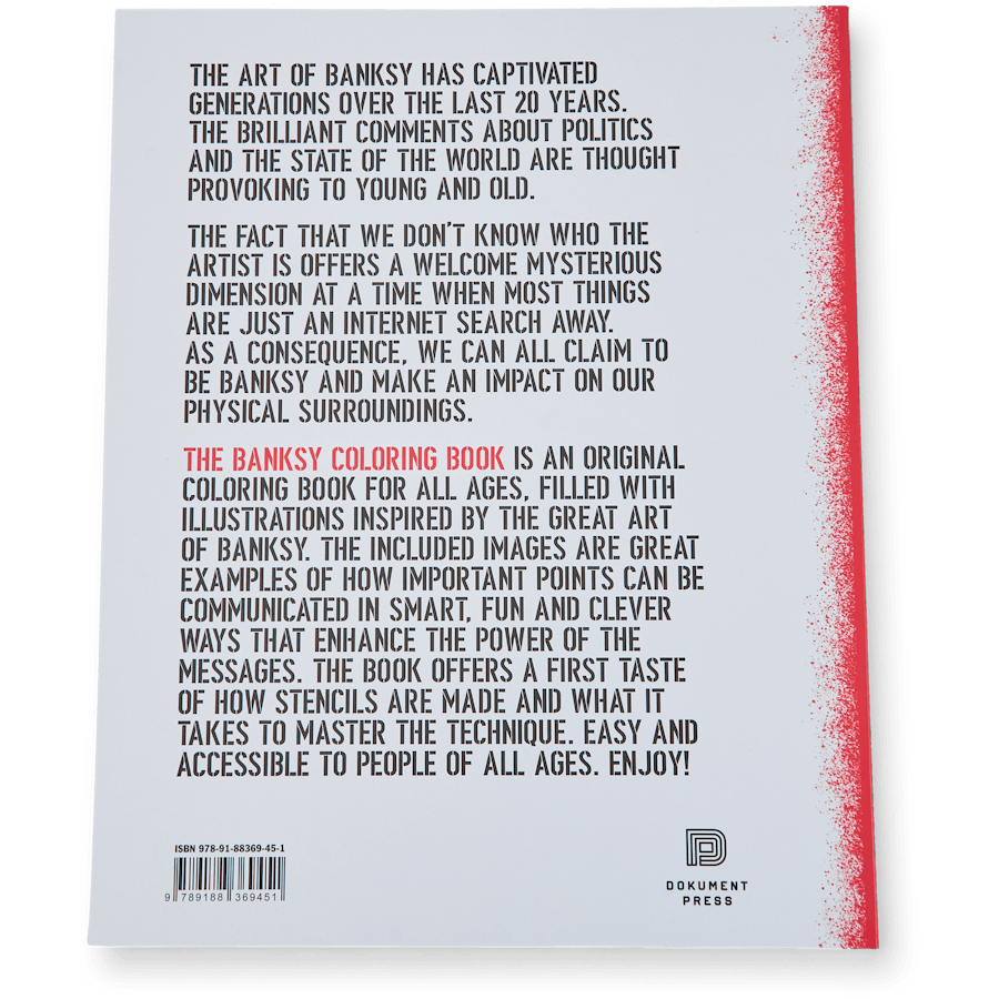 Banksy Omaľovánky Multi