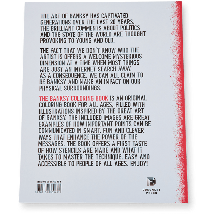 Banksy Omaľovánky Multi